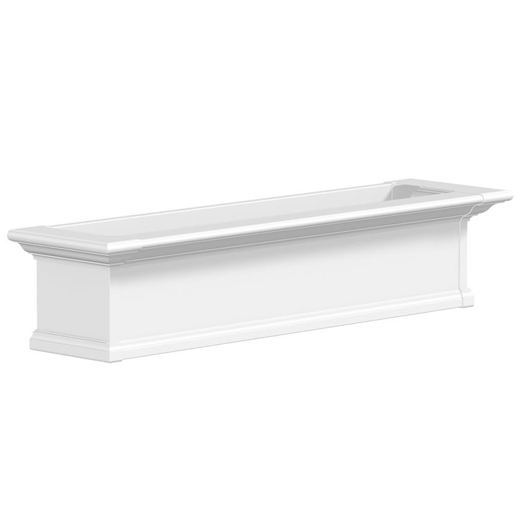 MayneMayne Yorkshire Window Box 4FT White 4824-W 4824-W- BetterPatio.com