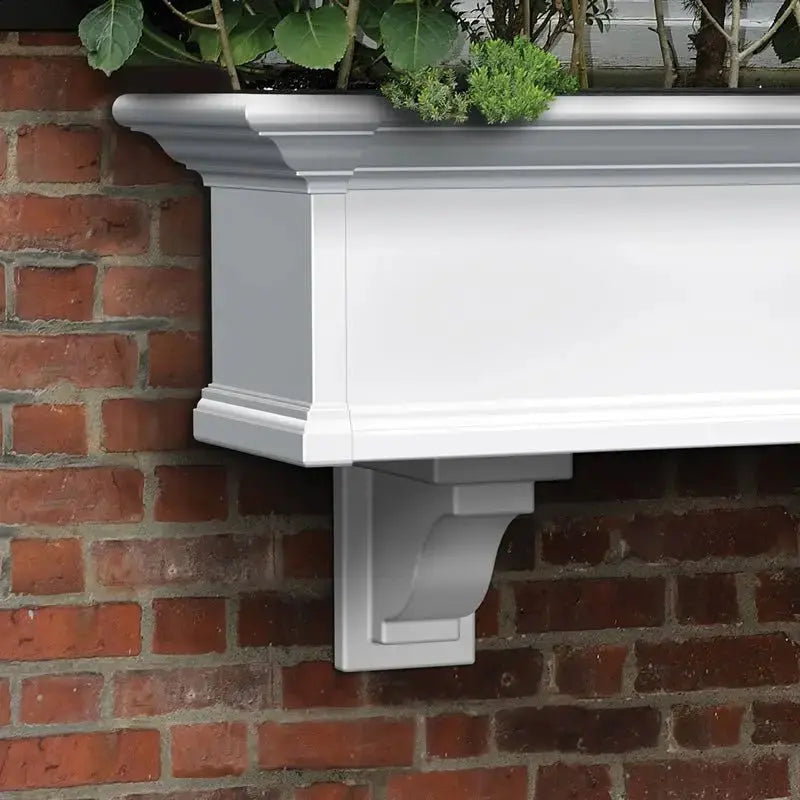 MayneMayne Yorkshire Window Box 5FT White 4825-W 4825-W- BetterPatio.com