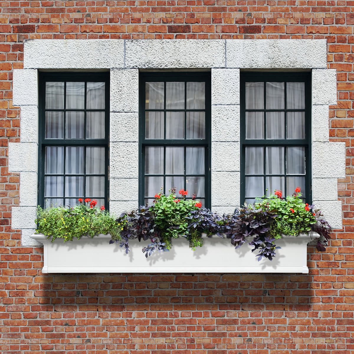 MayneMayne Yorkshire Window Box 6FT White 4826-W 4826-W- BetterPatio.com