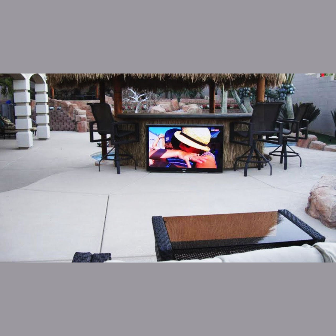 MirageVision TVMirageVision TV Diamond Q 4K 49" Powered by Samsung MV49DQ80T- BetterPatio.com