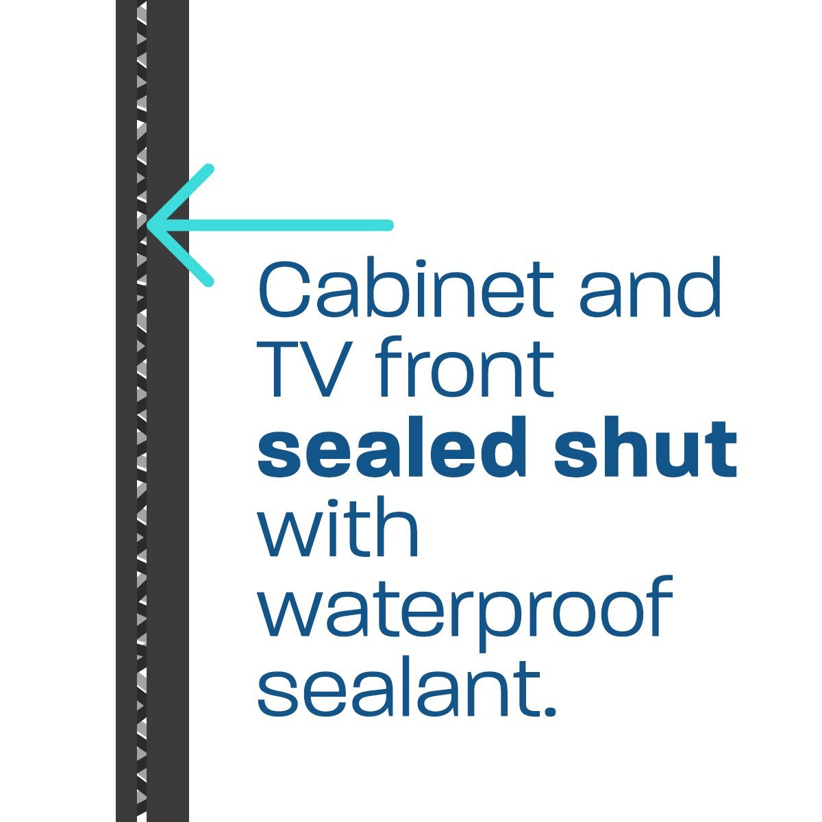 MirageVision TVMirageVision TV Gold Series 43" MV43GS- BetterPatio.com