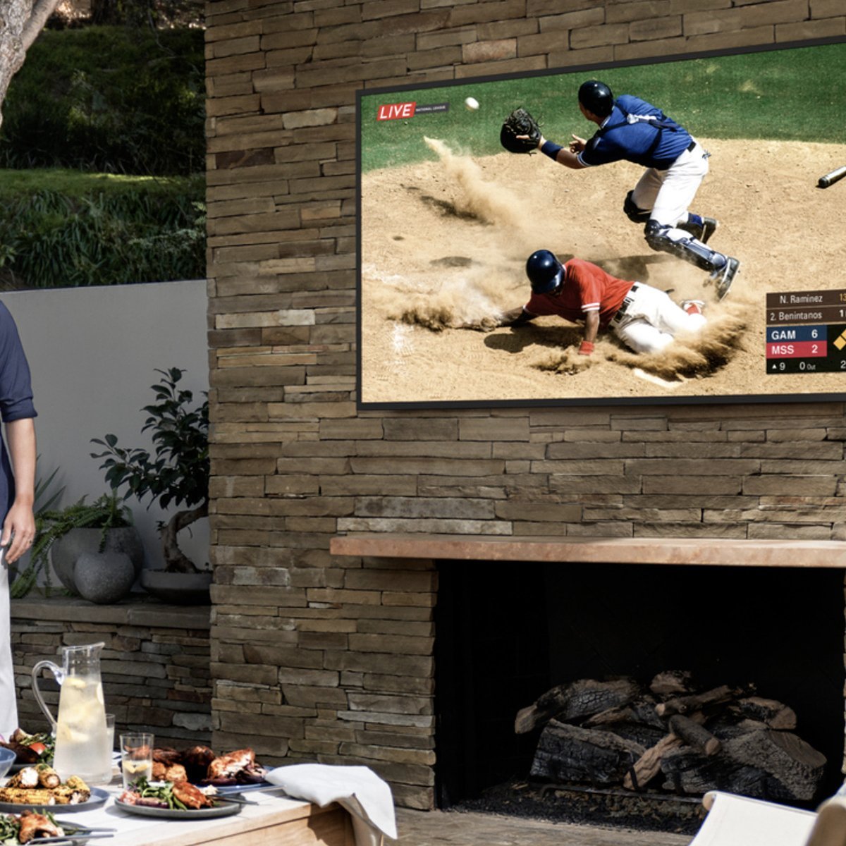 MirageVision TVMirageVision TV Hi-Bright 55" The Terrace Residential by Samsung 55HB-BH55T- BetterPatio.com