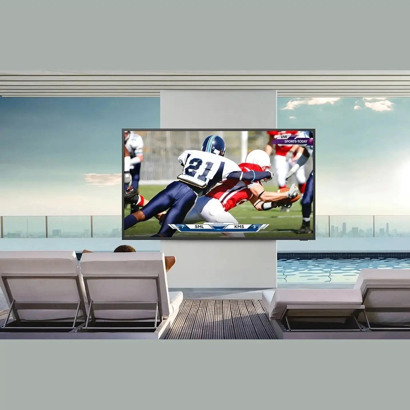 MirageVision TVMirageVision TV Hi-Bright 75" The Terrace Residential by Samsung 75HB-QN75R- BetterPatio.com