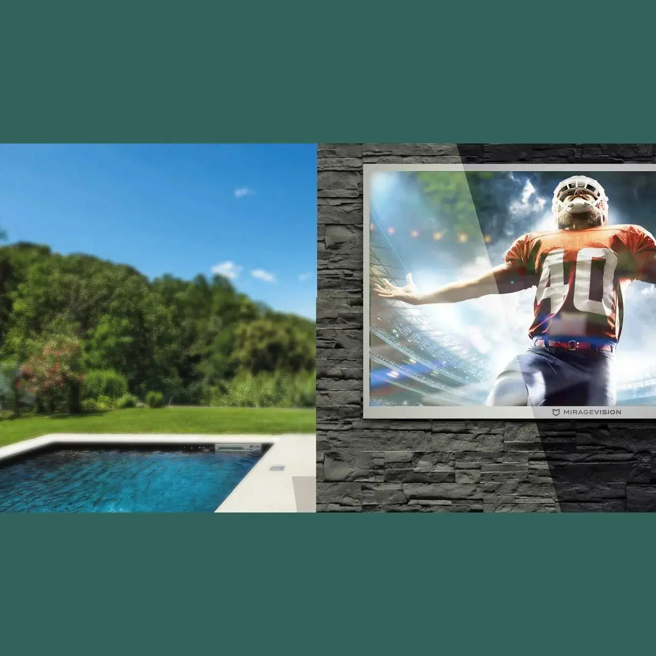MirageVision TVMirageVision TV Hi-Bright 75" The Terrace Residential by Samsung 75HB-QN75R- BetterPatio.com