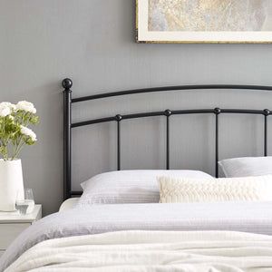 ModwayModway Abigail Full Metal Headboard MOD-6157 MOD-6157-BLK- BetterPatio.com