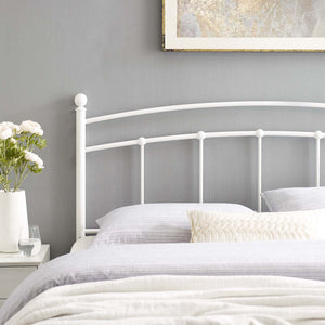 ModwayModway Abigail Full Metal Headboard MOD-6157 MOD-6157-WHI- BetterPatio.com