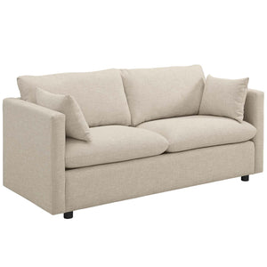 ModwayModway Activate 3 Piece Upholstered Fabric Set EEI-4046 EEI-4046-BEI-SET- BetterPatio.com