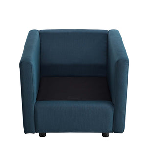 ModwayModway Activate Upholstered Fabric Armchair EEI-3045 EEI-3045-AZU- BetterPatio.com