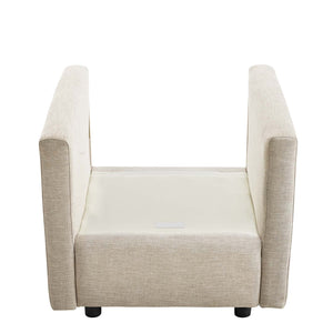 ModwayModway Activate Upholstered Fabric Armchair EEI-3045 EEI-3045-BEI- BetterPatio.com