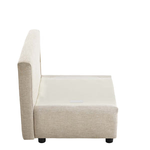 ModwayModway Activate Upholstered Fabric Armchair EEI-3045 EEI-3045-BEI- BetterPatio.com