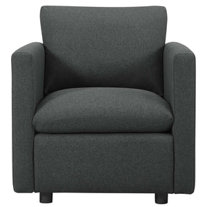 ModwayModway Activate Upholstered Fabric Armchair EEI-3045 EEI-3045-GRY- BetterPatio.com