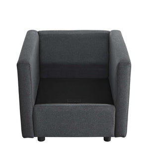 ModwayModway Activate Upholstered Fabric Armchair EEI-3045 EEI-3045-GRY- BetterPatio.com