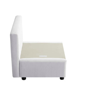 ModwayModway Activate Upholstered Fabric Armchair EEI-3045 EEI-3045-WHI- BetterPatio.com