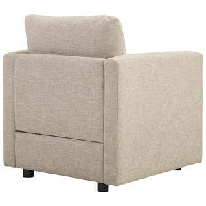 ModwayModway Activate Upholstered Fabric Armchair Set of 2 EEI-4078 EEI-4078-BEI- BetterPatio.com