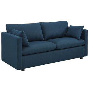 ModwayModway Activate Upholstered Fabric Sofa and Armchair Set EEI-4045 EEI-4045-AZU-SET- BetterPatio.com