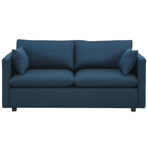 ModwayModway Activate Upholstered Fabric Sofa EEI-3044 EEI-3044-AZU- BetterPatio.com