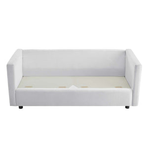 ModwayModway Activate Upholstered Fabric Sofa EEI-3044 EEI-3044-WHI- BetterPatio.com