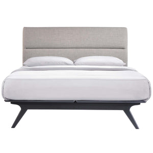 ModwayModway Addison King Bed MOD-5321 MOD-5321-BLK-GRY- BetterPatio.com