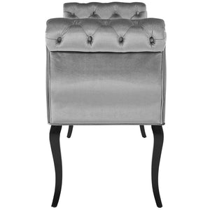 ModwayModway Adelia Chesterfield Style Button Tufted Performance Velvet Bench EEI-3018 EEI-3018-LGR- BetterPatio.com