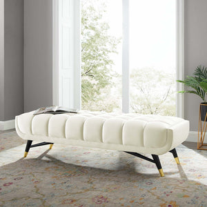 ModwayModway Adept 60" Performance Velvet Bench EEI-4241 EEI-4241-IVO- BetterPatio.com