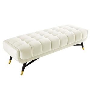 ModwayModway Adept 60" Performance Velvet Bench EEI-4241 EEI-4241-IVO- BetterPatio.com