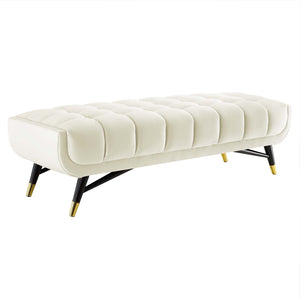 ModwayModway Adept 60" Performance Velvet Bench EEI-4241 EEI-4241-IVO- BetterPatio.com