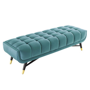 ModwayModway Adept 60" Performance Velvet Bench EEI-4241 EEI-4241-SEA- BetterPatio.com