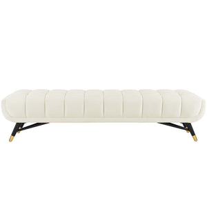 ModwayModway Adept Performance Velvet Bench EEI-3061 EEI-3061-IVO- BetterPatio.com