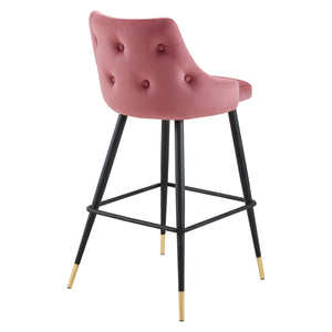 ModwayModway Adorn Performance Velvet Bar Stool EEI-3909 EEI-3909-DUS- BetterPatio.com