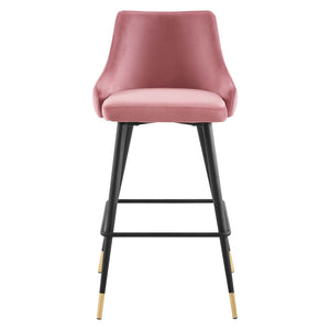 ModwayModway Adorn Performance Velvet Bar Stool EEI-3909 EEI-3909-DUS- BetterPatio.com