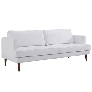 ModwayModway Agile 3 Piece Upholstered Fabric Set EEI-4081 EEI-4081-WHI-SET- BetterPatio.com