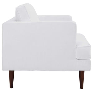 ModwayModway Agile Upholstered Fabric Armchair EEI-3055 EEI-3055-WHI- BetterPatio.com