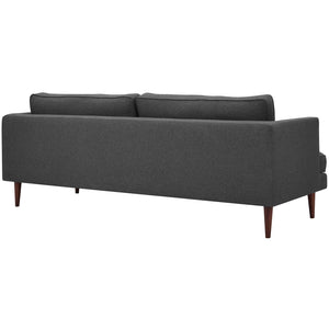 ModwayModway Agile Upholstered Fabric Sofa and Armchair Set EEI-4080 EEI-4080-GRY-SET- BetterPatio.com