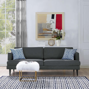 ModwayModway Agile Upholstered Fabric Sofa EEI-3057 EEI-3057-GRY- BetterPatio.com