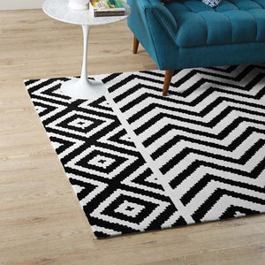 ModwayModway Ailani Geometric Chevron / Diamond 8x10 Area Rug R-1011-810 R-1011A-810- BetterPatio.com