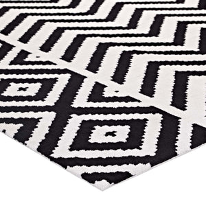 ModwayModway Ailani Geometric Chevron / Diamond 8x10 Area Rug R-1011-810 R-1011A-810- BetterPatio.com