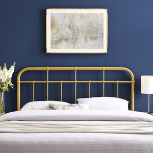 ModwayModway Alessia Full Metal Headboard MOD-6161 MOD-6161-GLD- BetterPatio.com