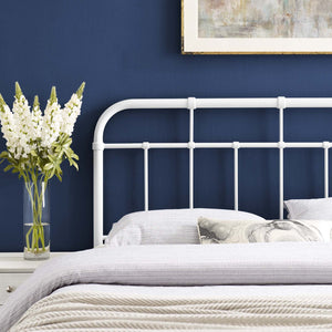 ModwayModway Alessia Full Metal Headboard MOD-6161 MOD-6161-WHI- BetterPatio.com