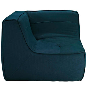 ModwayModway Align Upholstered Fabric Corner Sofa EEI-1356 EEI-1356-AZU- BetterPatio.com