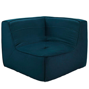 ModwayModway Align Upholstered Fabric Corner Sofa EEI-1356 EEI-1356-AZU- BetterPatio.com