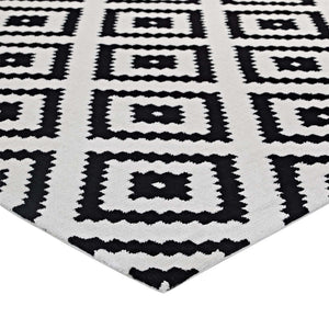 ModwayModway Alika Abstract Diamond Trellis 5x8 Area Rug R-1004-58 R-1004A-58- BetterPatio.com