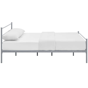 ModwayModway Alina Full Platform Bed Frame MOD-5552 MOD-5552-GRY-SET- BetterPatio.com