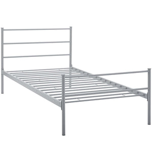 ModwayModway Alina Twin Platform Bed Frame MOD-5551 MOD-5551-GRY-SET- BetterPatio.com