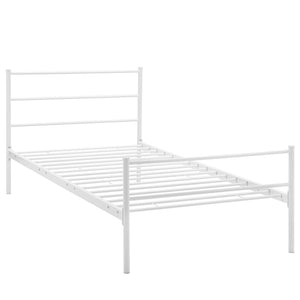 ModwayModway Alina Twin Platform Bed Frame MOD-5551 MOD-5551-WHI-SET- BetterPatio.com