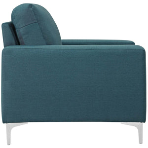 ModwayModway Allure 2 Piece Armchair Set EEI-2986 EEI-2986-BLU-SET- BetterPatio.com