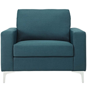 ModwayModway Allure Upholstered Armchair EEI-2776 EEI-2776-BLU- BetterPatio.com