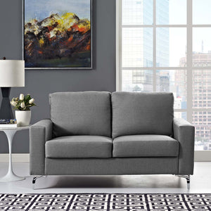 ModwayModway Allure Upholstered Sofa EEI-2777 EEI-2777-GRY- BetterPatio.com