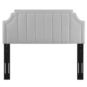 ModwayModway Alyona Channel Tufted Performance Velvet King/California Headboard MOD-6348 MOD-6348-LGR- BetterPatio.com