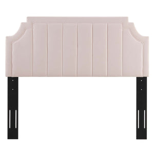 ModwayModway Alyona Channel Tufted Performance Velvet King/California Headboard MOD-6348 MOD-6348-PNK- BetterPatio.com