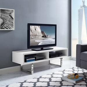 ModwayModway Amble 47 Low Profile TV Stand EEI-2680 EEI-2680-WHI- BetterPatio.com